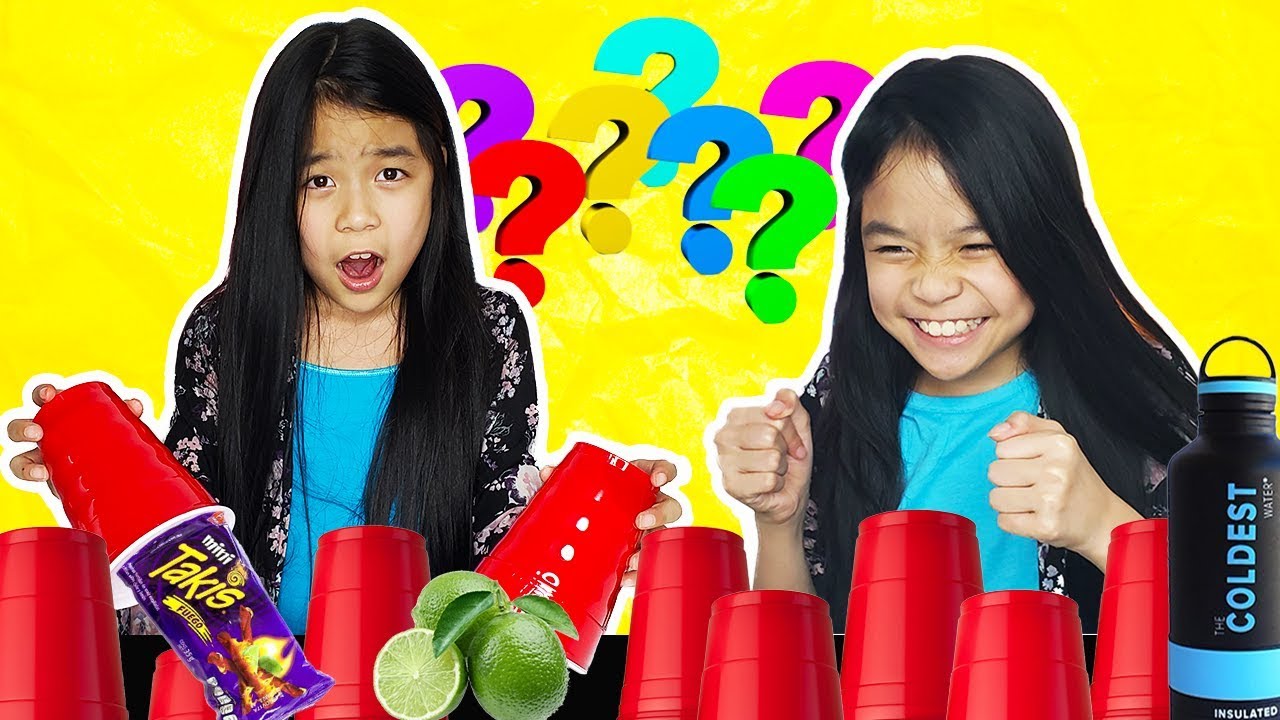 MYSTERY MEMORY MATCH CUP CHALLENGE! | Tran Twins