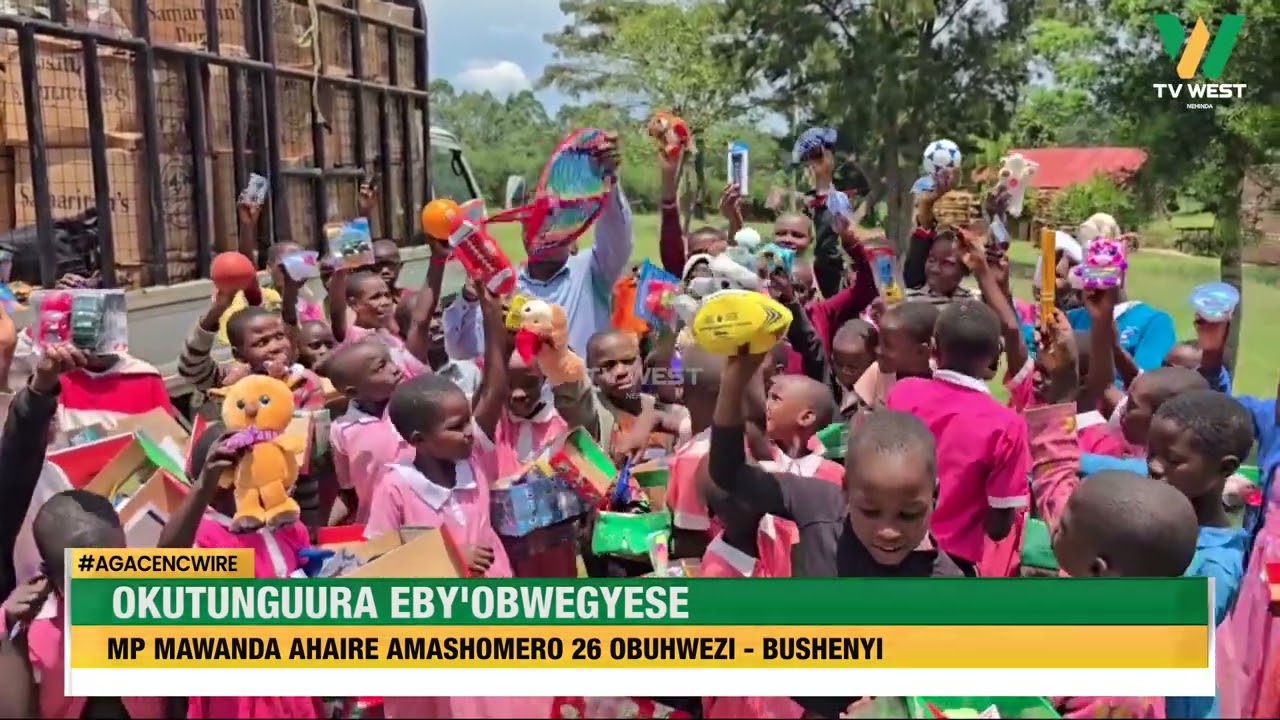 AGACENCWIRE: Okutunguura eby'obwegyese, MP Mawanda ahaire amashomero 26 obuhwezi.