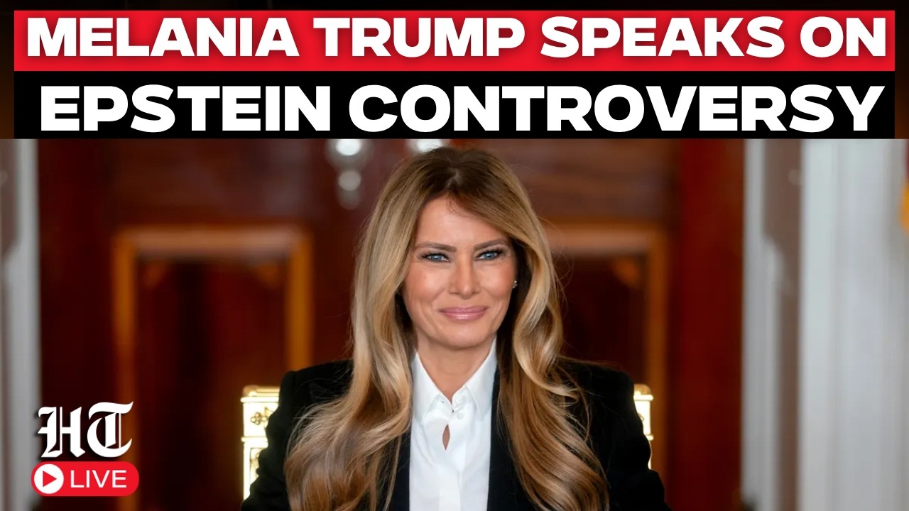 White House Live | Melania Trump Breaks Silence on Epstein Controversy  | US News | Donald Trump