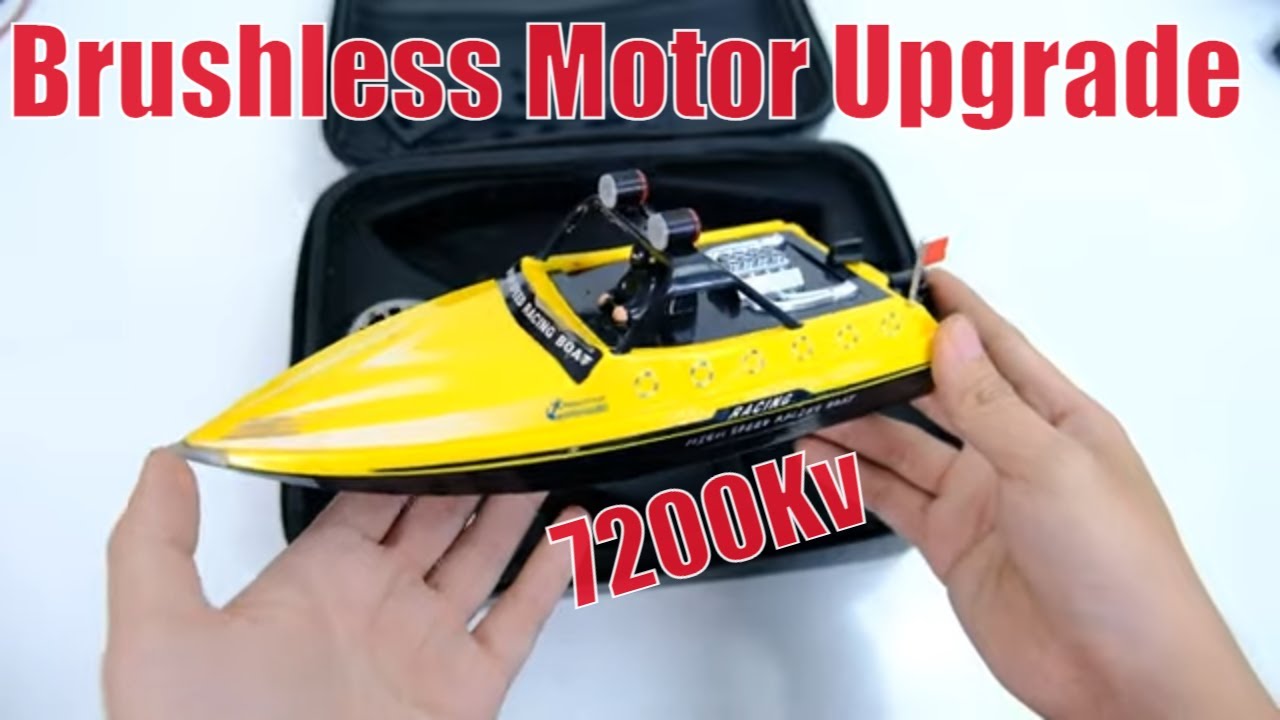 Nâng Cấp Cano Turbo Jet Mini WL917 Motor 7200Kv