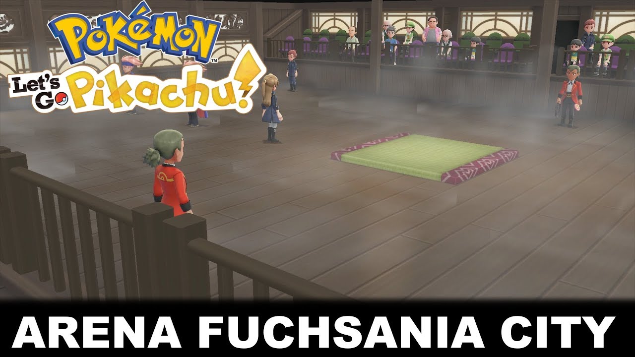 ARENA VON FUCHSANIA CITY! | POK&Eacute;MON LET'S GO PIKACHU #033[GERMAN] SWITCH GAMEPLAY