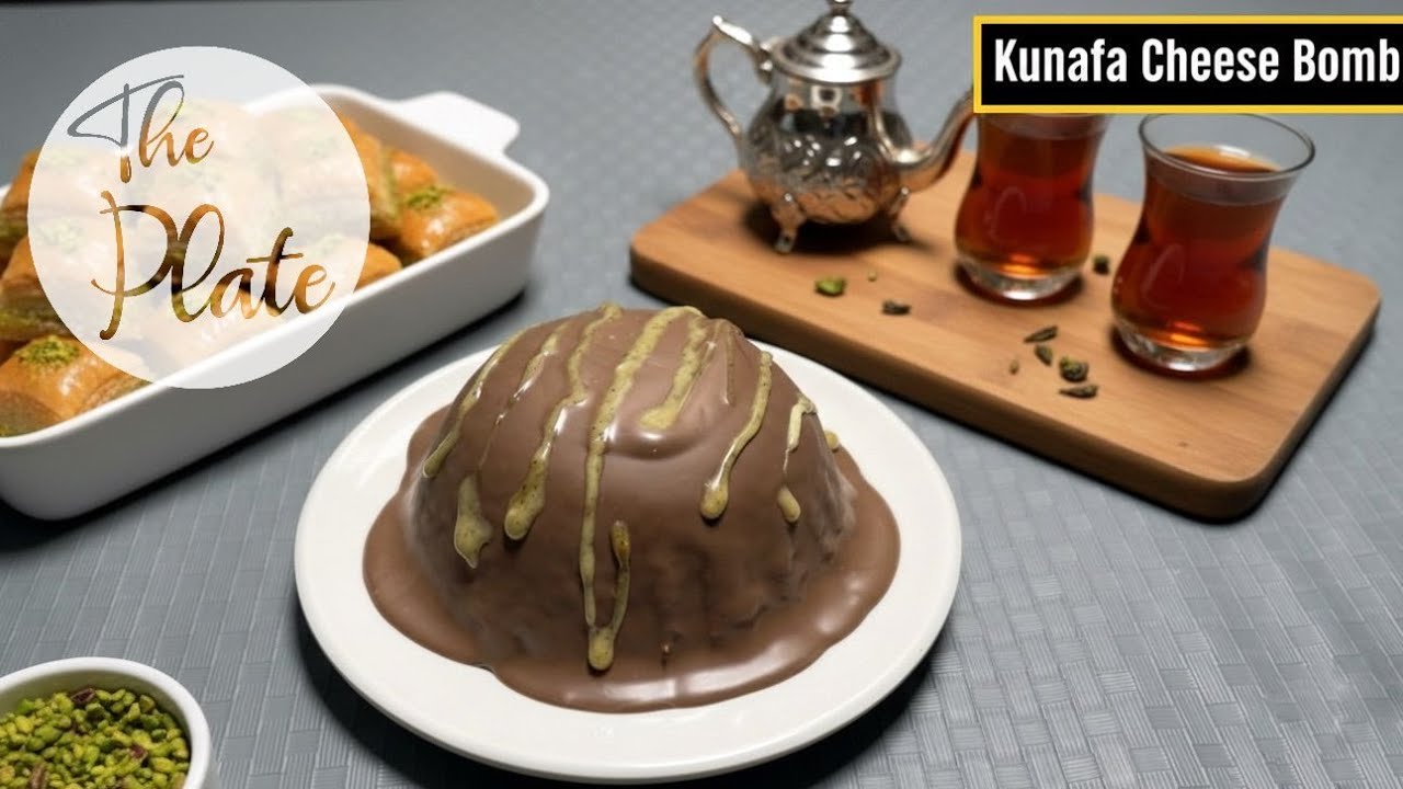 Viral Kunafa Cheese Bomb | Rich Creamy Dessert For New Year | The Plate