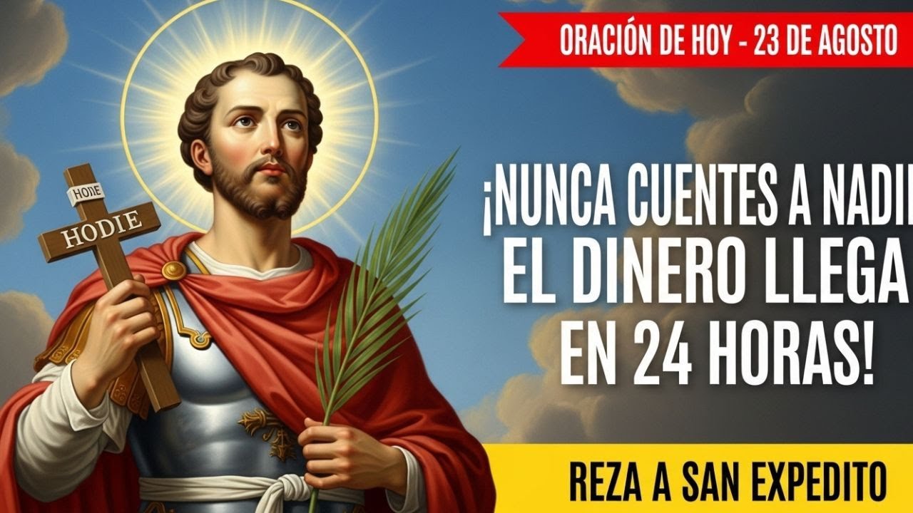 ESCUCHA AL SAN EXPEDITO PROHIBIDO LA ORACIÓN PODEROSA QUE ATRAE DINERO INMEDIATO