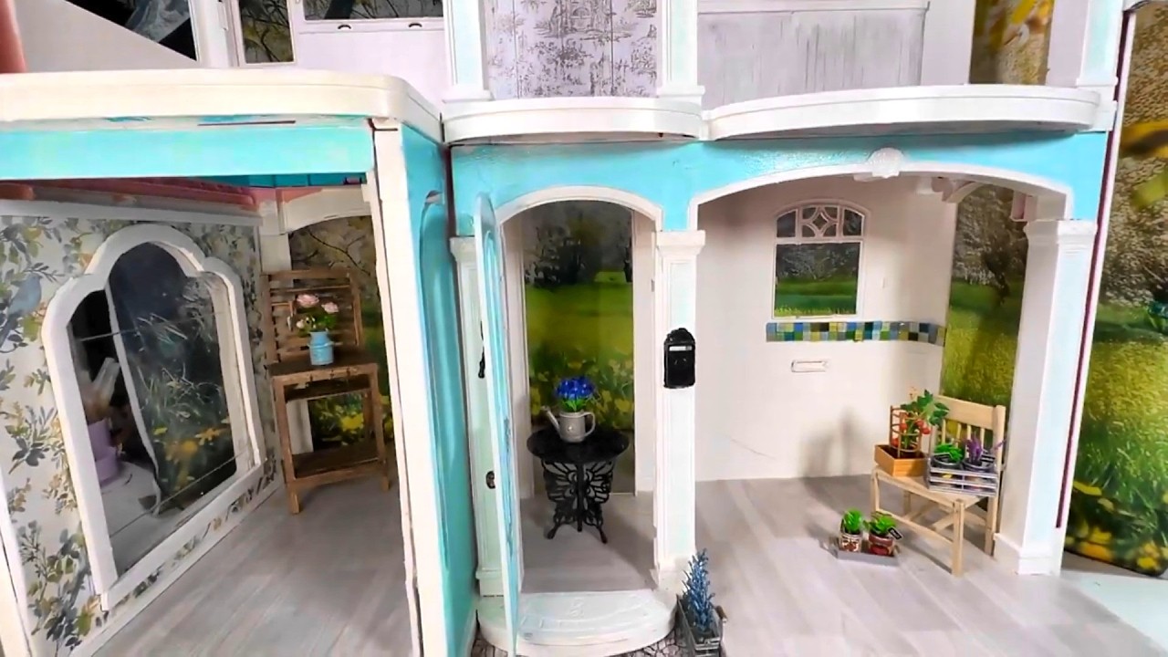 2015 Barbie Dreamhouse Makeover, Part 3! #diy #tutorial #barbie