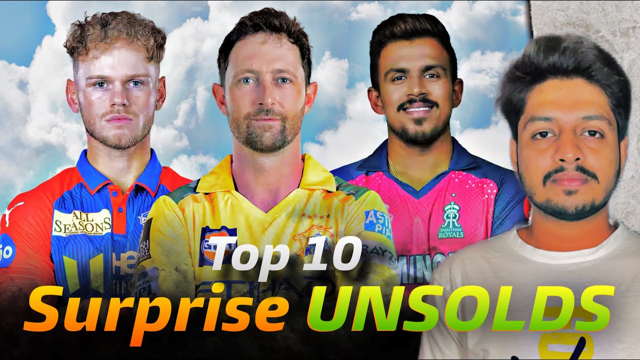 IPL 2026 - Top 10 Surprise UNSOLD Players In Auction ft. Conway , Mcgurk | MY Cricket Production
