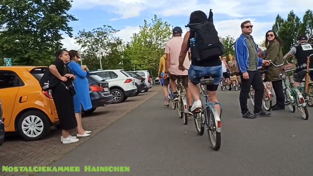 Auf ein neues! Mifa Klapprad Treffen 2024 in Erfurt - Längste #Klappischlange der Welt Vol. 2