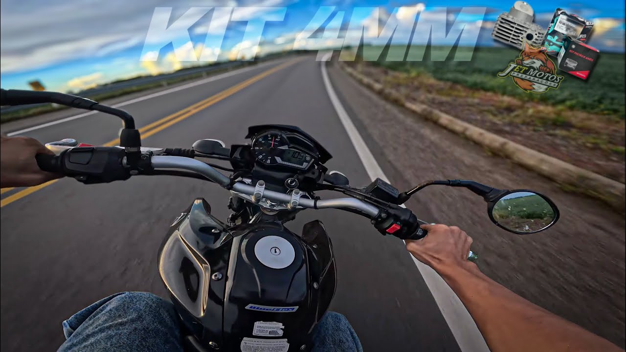 COLOQUEI UM 4mm NA YAMAHA XTZ CROSSER 150 // 4K