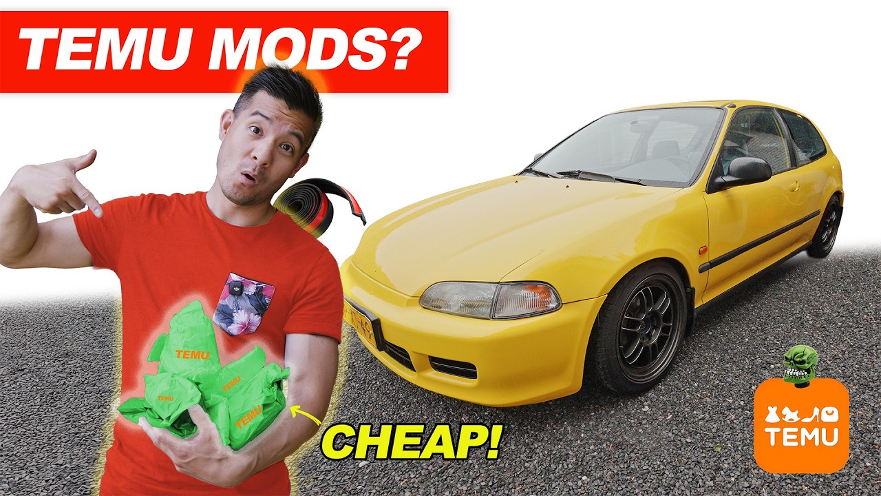 Using TEMU to Mod Our Car&hellip; a Civic EG (Trash or not?)