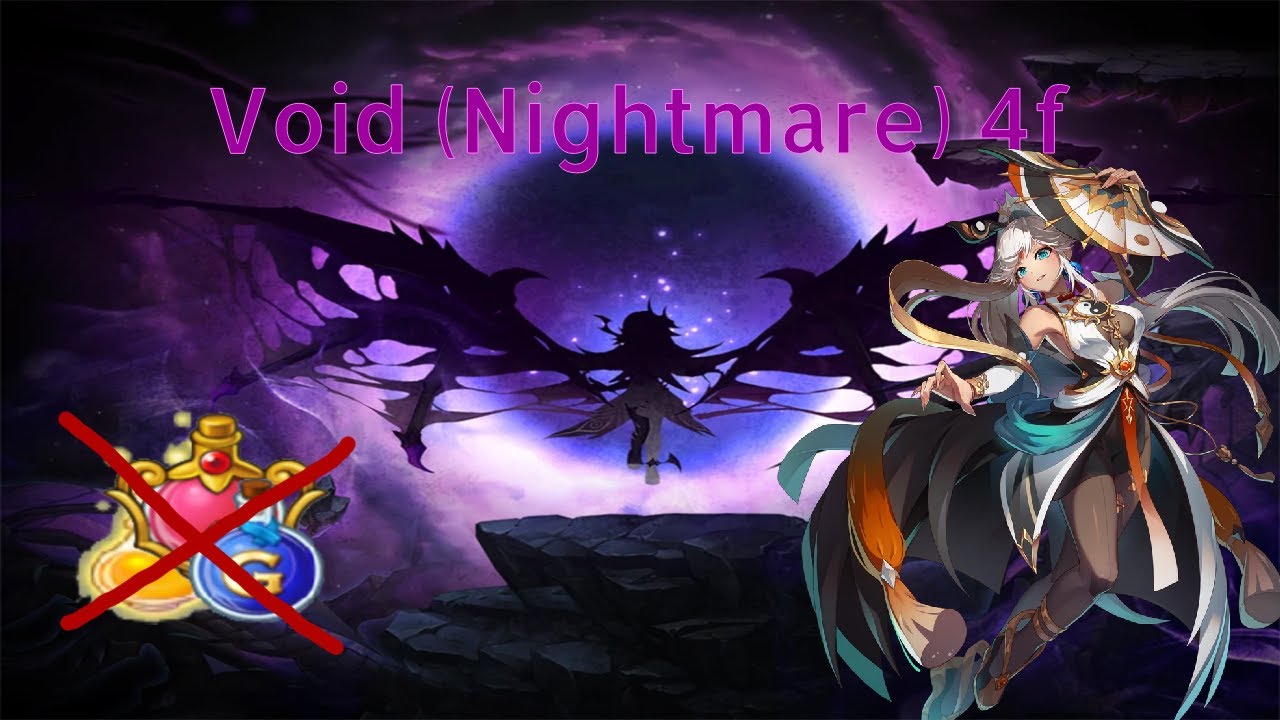 Rin (Light) - Void(Nightmare) 4f Solo no potions - Grand Chase Classic