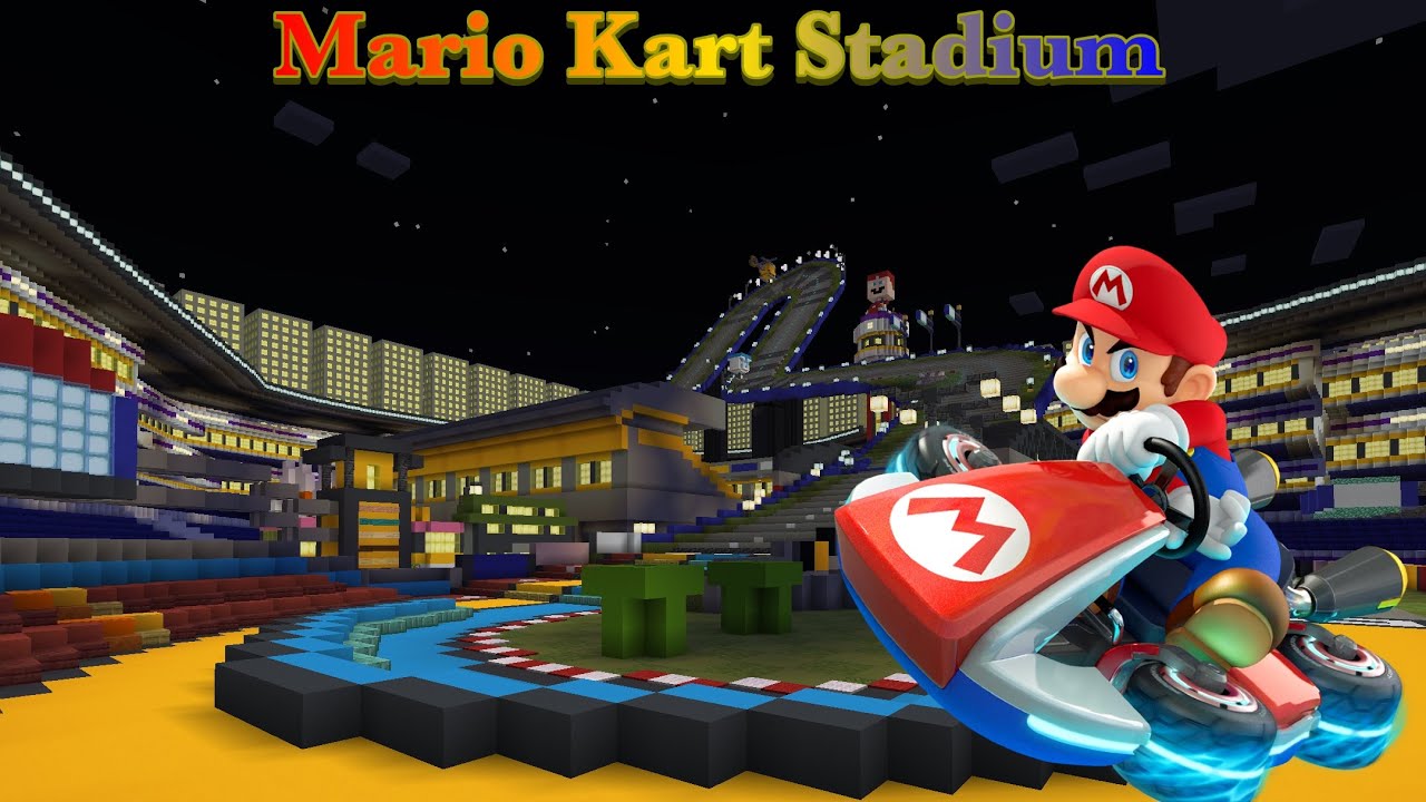 Mario Kart Stadium Minecraft Mario Kart 8
