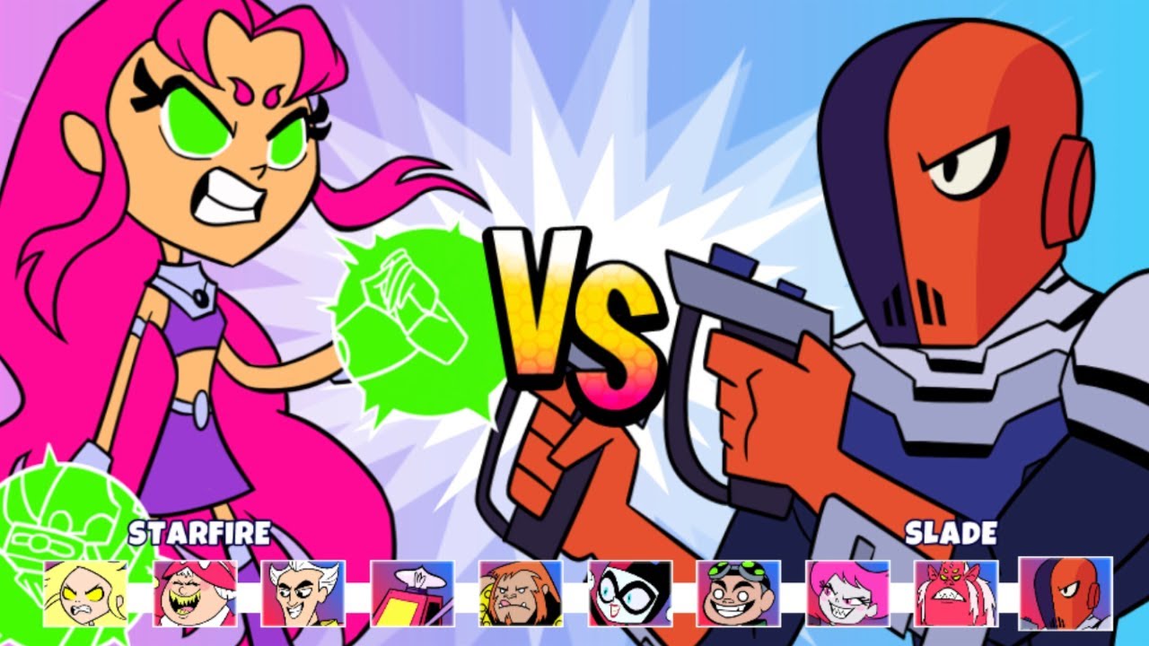 Teen Titans Go: Jump Jousts 2 - Slade Gives Starfire Her Toughest Battle Yet (CN Games)
