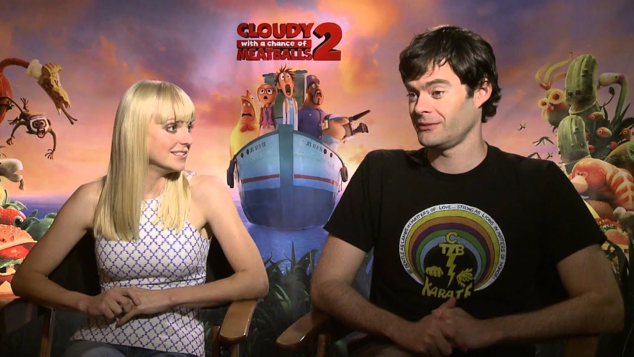 Cloudy with a Chance of Meatballs 2 Interviews: Bill Hader, Andy Samberg, Anna Faris, Terry Crews