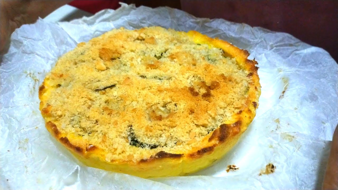 tortino salato di semolino e zucchine