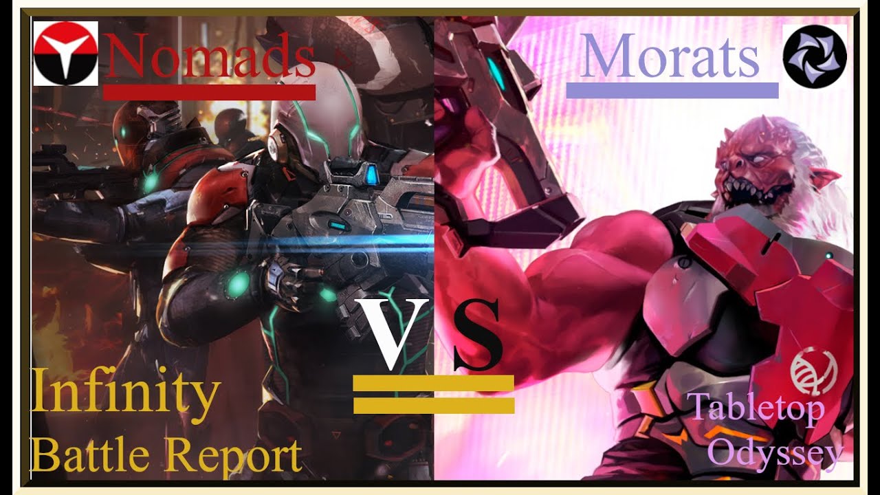 Infinity N5 Battle Presentation: Campaign game 1 Nomads vs Morats