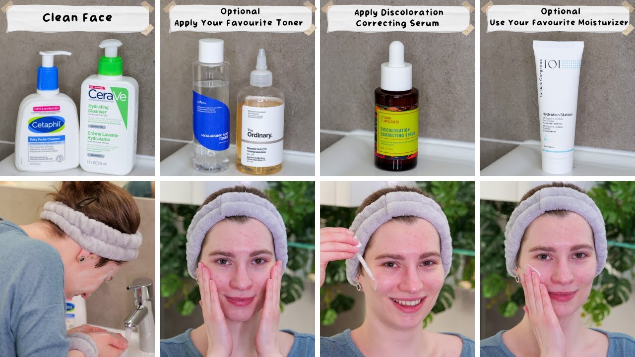 How to use Good Molecules Discoloration Correcting Serum