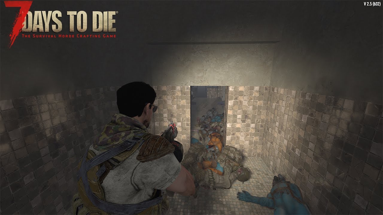 7 days to die 2.5 est #39 - Sacamos la mini del retiro, sobreviviendo por los pelos y mas problemas