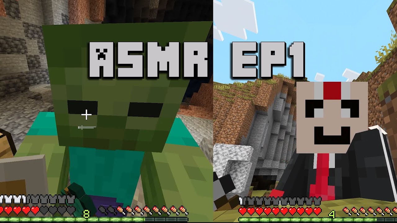 asmr JUGANDO MINECRAFT parte 1