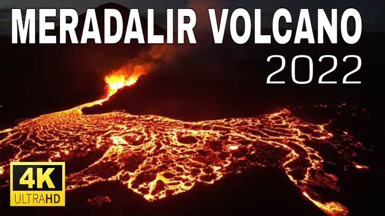Volcano Reached Equilibrium! 4K Drone with relaxing music! 16.08.22 Iceland