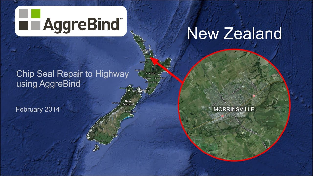 AggreBind Road Base Stabilization and Chip Seal Repair in New Zealand
