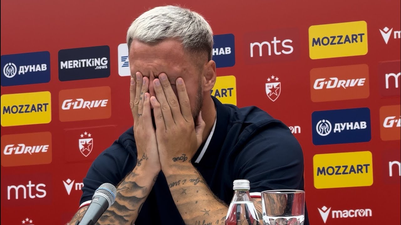 Marko Arnautović zaplakao na konferenciji za medije zbog pitanja o Siniši Mihajloviću