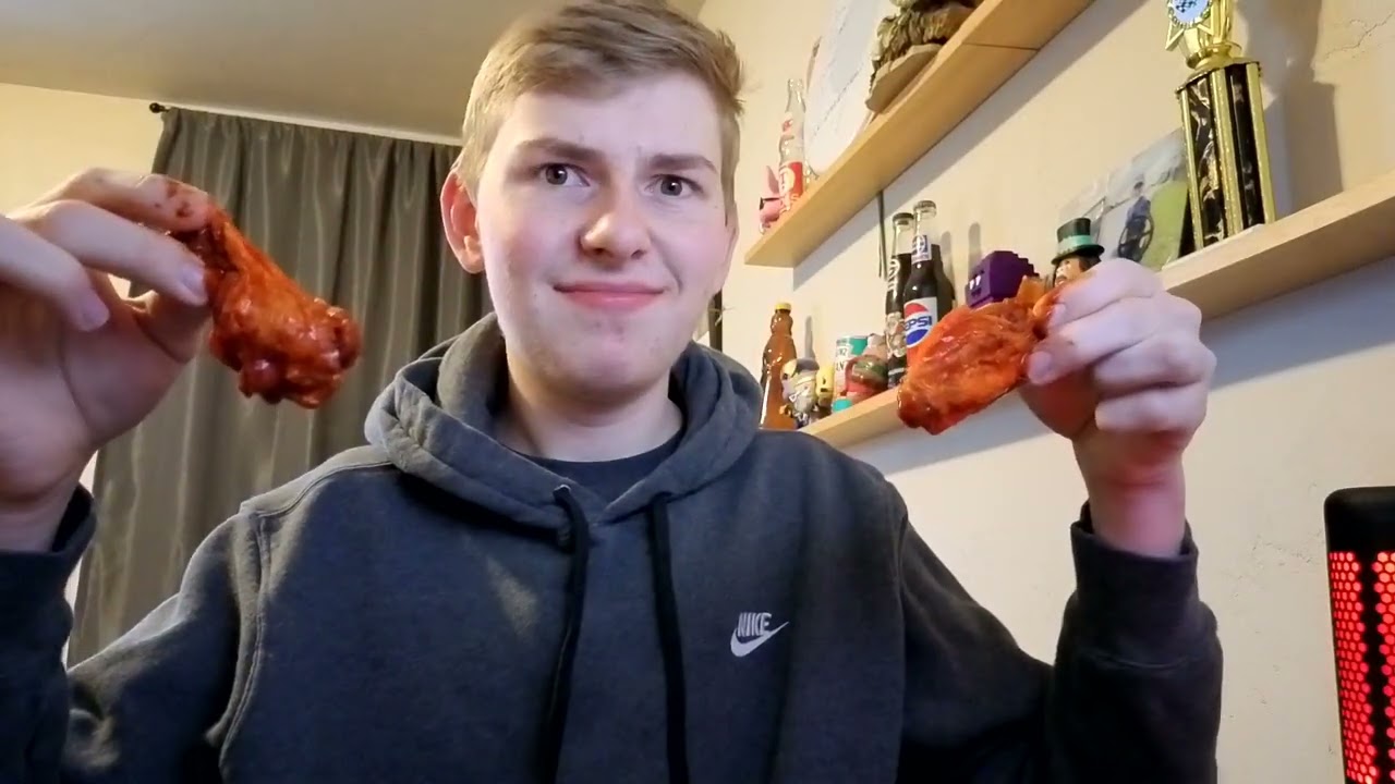Wingstop Hot Wings ASMR Mukbang