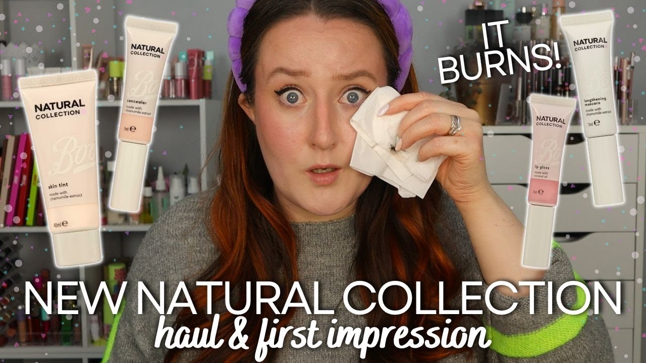 TESTING *NEW* NATURAL COLLECTION MAKEUP FROM BOOTS! New Products OR Just Repackaged?! Try On Review