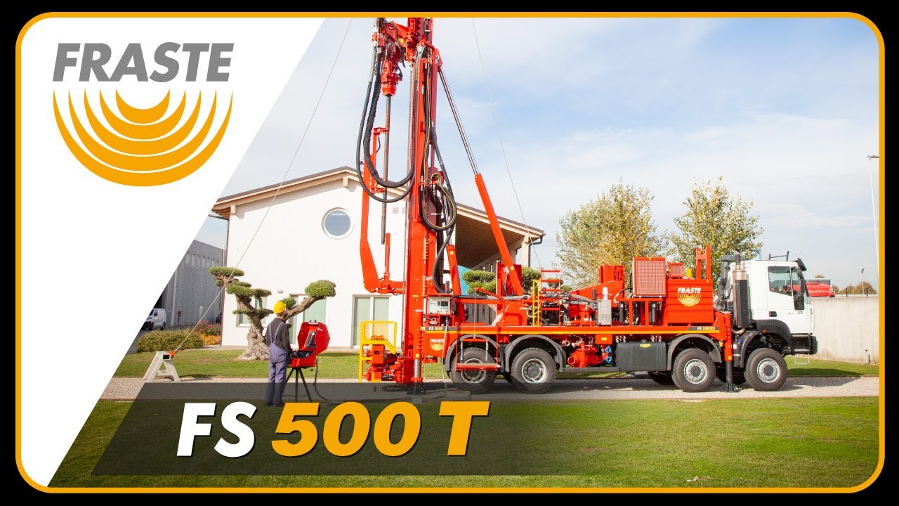 FRASTE FS 500 T, drilling rig for water well