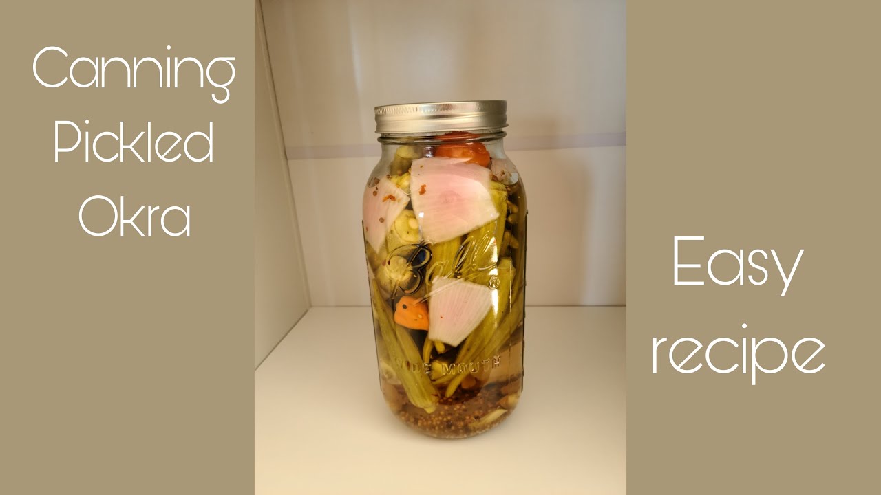 Canning pickled okra attempt