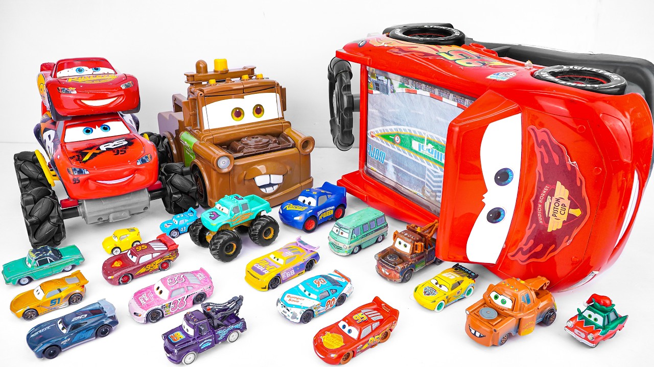 Disney Pixar Cars Unboxing Review | Lightning McQueen RC & Disney Cars Tomica Race Driving McQueen