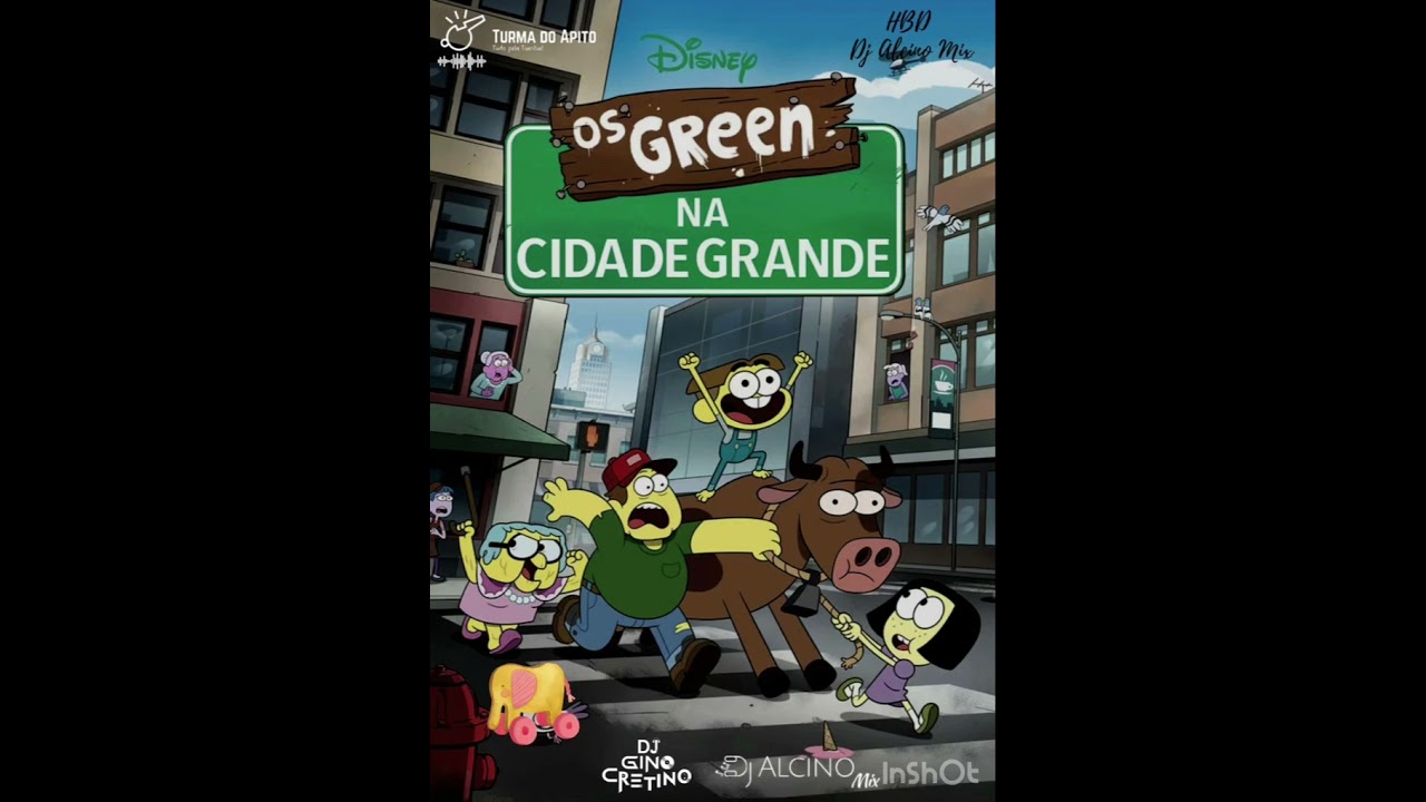 Dj Gino Cretino ft. Dj Alcino Mix - Os Green na Cidade Grande