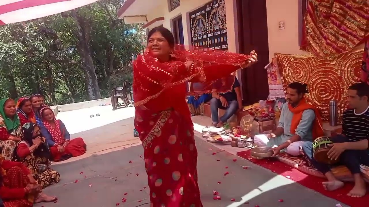 ❣️गेंद खेलते श्रीकृष्ण,कालिया नाग जागर ग्राम अरखुंड पंडित अमित बहुगुणा❣️