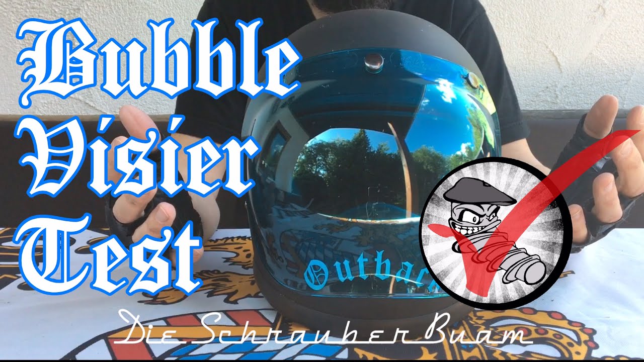 Biltwell Bubble Visier Shield Test - Das Blaue Bubble Full shield - Motovlog Schrauberblog