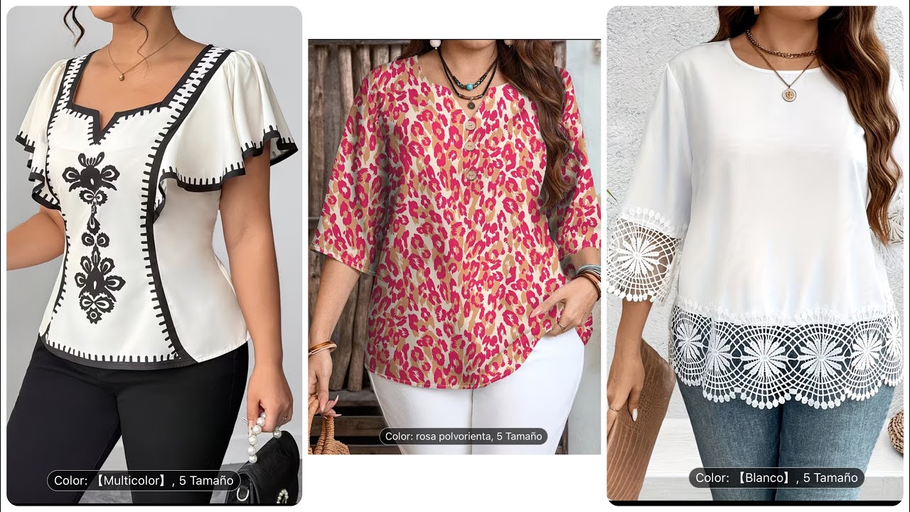 Bonitas BLUSAS para DAMAS // Tallas Grandes!!