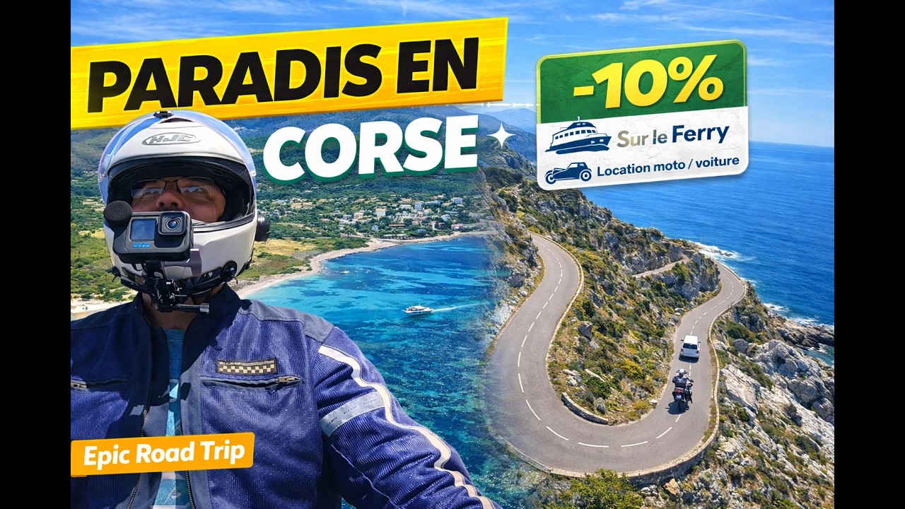 Cap Corse Road Trip 🇫🇷 : D&eacute;couvrez le Meilleur Itin&eacute;raire en Moto et Voiture ! 🏍️🚗✨