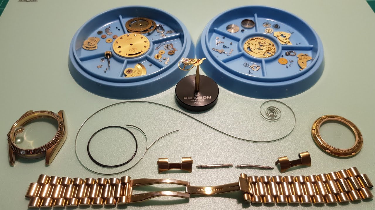 Servicing Swiss Movement ETA 2834 Part 1 of 3 - disassemble / แกะเครื่อง ETA 2834