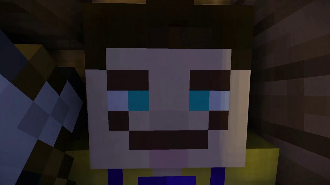 Hello neighbour in Minecraft