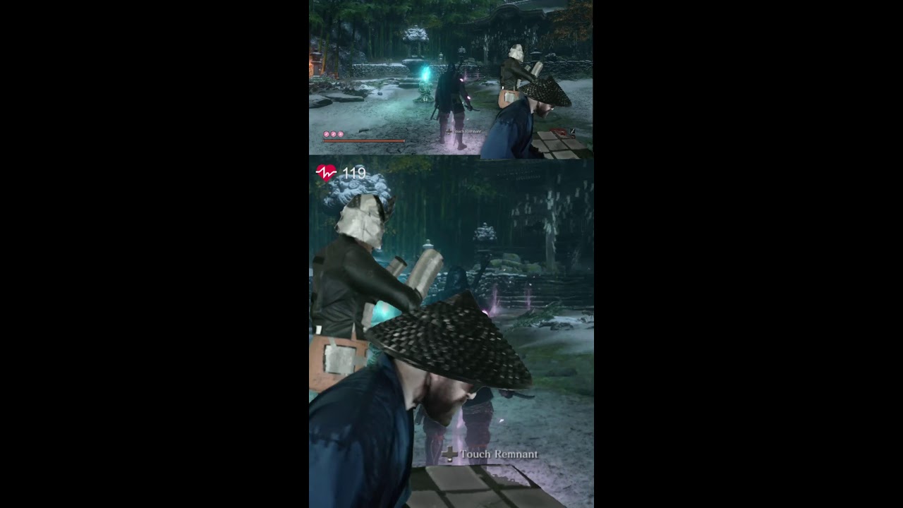 Sekiro On A Punching Dummy