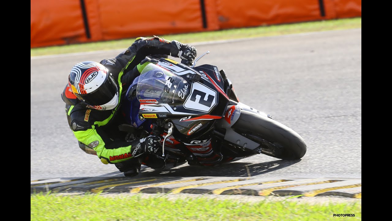 Circuit Nogaro moto onboard 1'30.3 - Greg Monaya - pirelli supercorsa v4