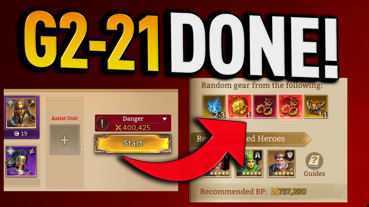 KHAMET TEAM! GEAR RAID 2-21 DONE! NO POD SHOWCASE - Watcher of Realms