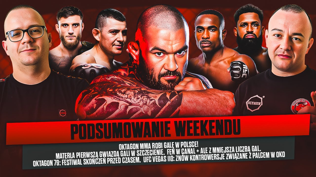 Wiwisekcja MMA #354: OKTAGON robi galę w Polsce, Materla ogłoszony | FEN w C+ | Kutyła i Surdu