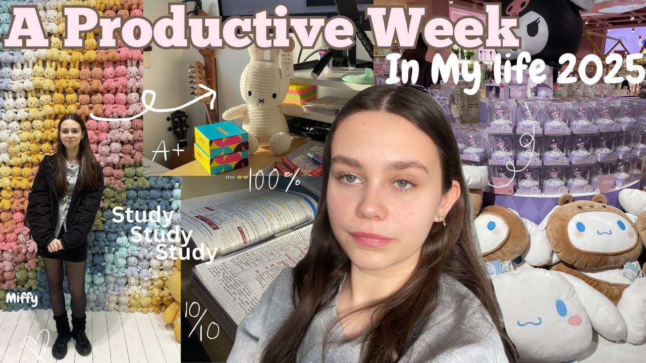 A PRODUCTIVE week in my LIFE 📄𓏲 ๋࣭  ࣪ ˖ Makeup HAUL YESSTYLE + Self Care ❄️Preparing for EXAM SZN