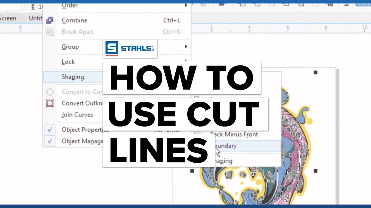 CorelDRAW® Tutorial: How to Use Cut Lines