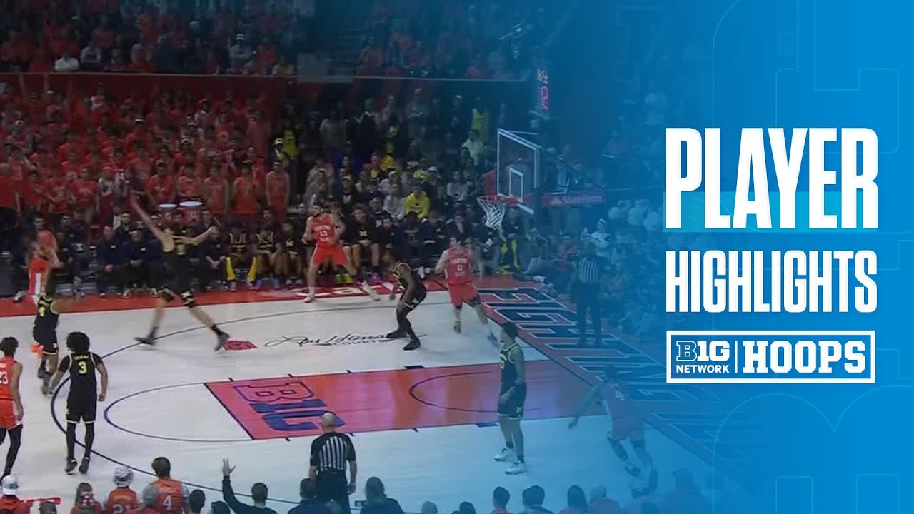 Keaton Wagler Highlights vs. Michigan | Illinois Basketball | 02/27/2026