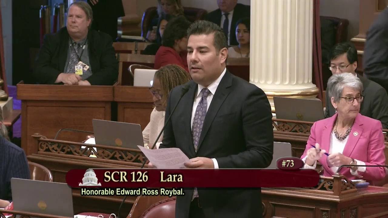 Sen. Ricardo Lara Honors 100 Year Legacy of Hon. Ed Roybal