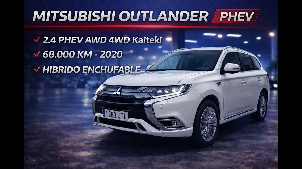 Mitsubishi Outlander PHEV 4WD Kaiteki | SUV híbrido enchufable 224cv