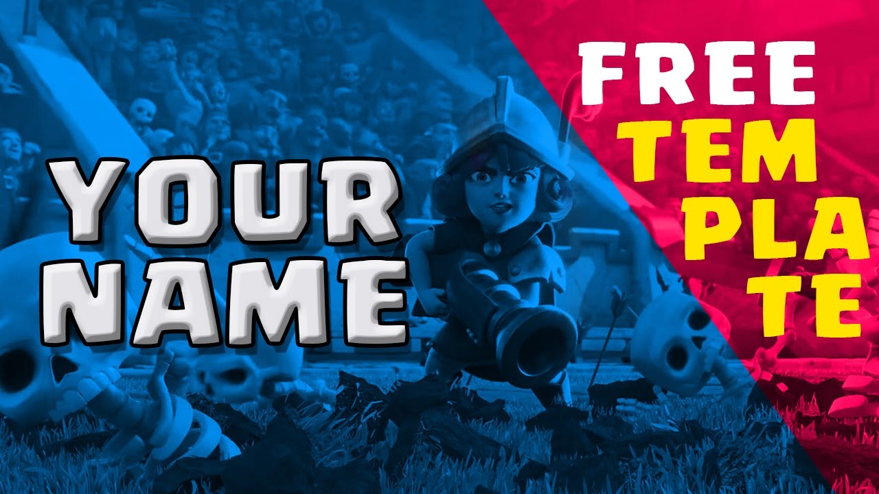 Banner Template: CLASH ROYALE (BANNER EDITAVEL)
