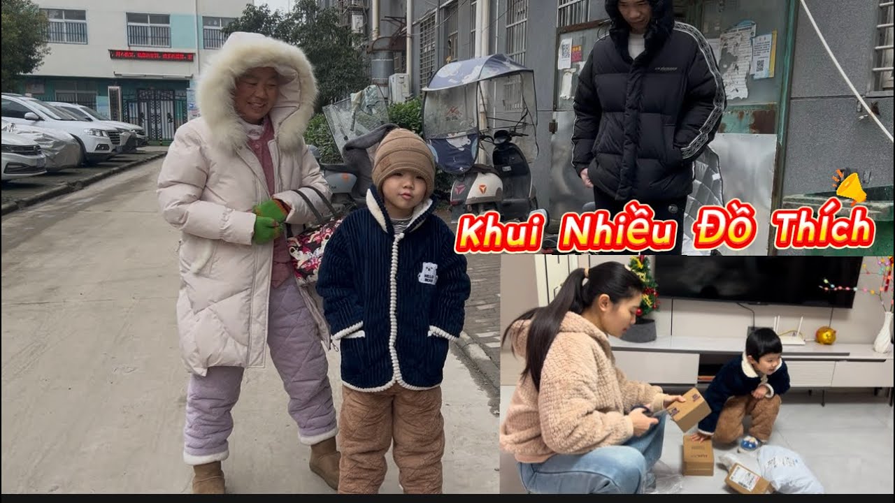 Thái Lực Đưa Mẹ Đi Lấy Thuốc Ghé Nhà San Chơi Đi Mua Quần Áo Tết Cho QT,San Mua Toàn Đồ Trên Mạng 