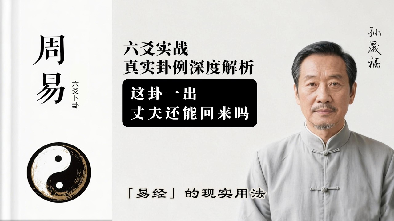 周易实战教学：丈夫夜不归宿？这一卦把真相全拆开！ | 周易 | 易经 | 解卦 | 八卦 | 六爻 | 占卜