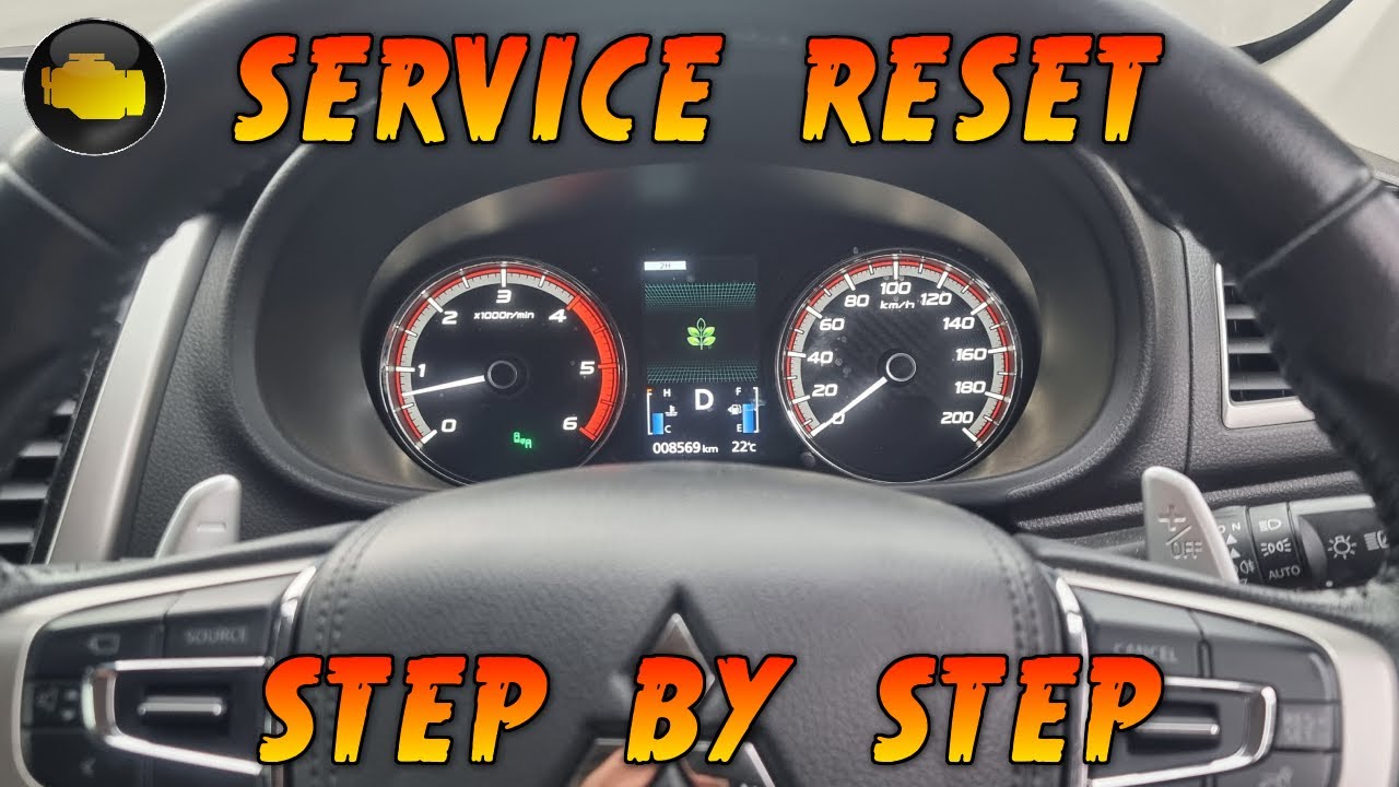 How to Reset Service Maintenance Light on Mitsubishi Triton Diesel 2020