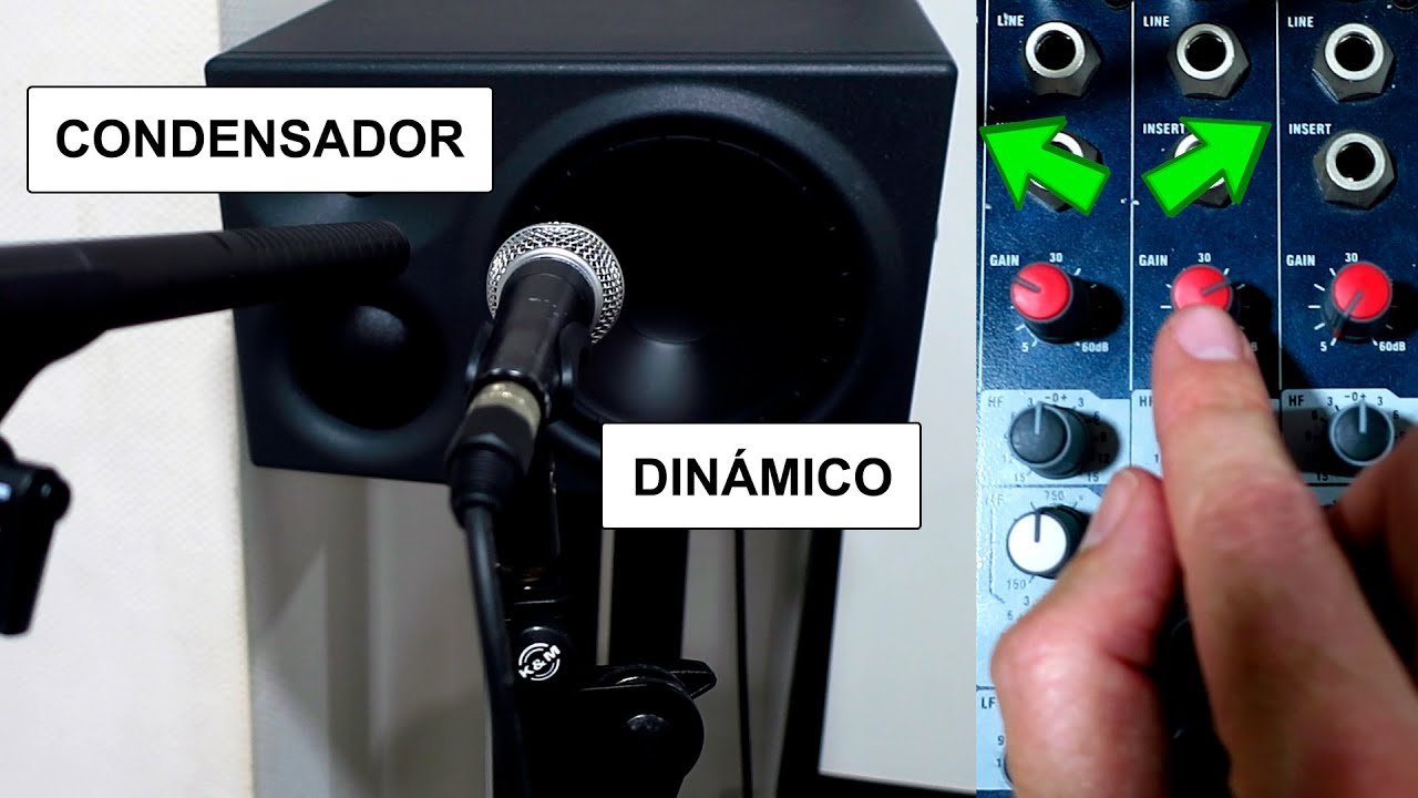 SENSIBILIDAD DE UN MICRÓFONO (dBV / Pascal) - RELACIÓN CON LOS DECIBELIOS DE GANANCIA DE LA CONSOLA